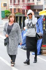 IRINA SHAYK and Her Mother Out in New York 04/27/2016