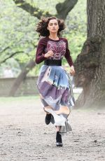 IRINA SHAYK on the Set of a Photoshoot in New York 04/25/2016