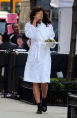 IRINA SHAYK on the Set of a Photoshoot in New York 04/25/2016