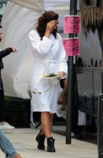 IRINA SHAYK on the Set of a Photoshoot in New York 04/25/2016