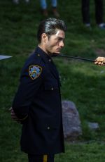 IRINA SHAYK on the Set of a Photoshoot in New York 04/25/2016