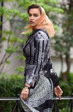 IRINA SHAYK on the Set of a Photoshoot in New York 04/26/2016