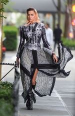 IRINA SHAYK on the Set of a Photoshoot in New York 04/26/2016