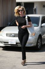 JANUARY JONES Leaves a Beauty Salon in Beverly Hills 04/04/2016