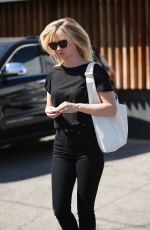 JANUARY JONES Leaves a Beauty Salon in Beverly Hills 04/04/2016