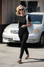 JANUARY JONES Leaves a Beauty Salon in Beverly Hills 04/04/2016