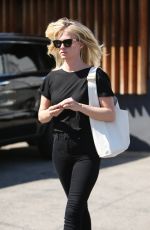 JANUARY JONES Leaves a Beauty Salon in Beverly Hills 04/04/2016