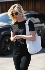 JANUARY JONES Leaves a Beauty Salon in Beverly Hills 04/04/2016