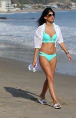 JASMIN WALIA in Bikini on the Beach in Malibu 03/15/2016