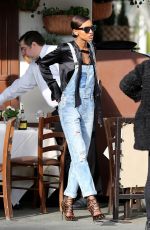 JASMINE TOOKES at Il Pastaio in Beverly Hills 03/30/2016
