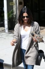 JENNA DEWAN Leaves a Nail Salon in Beverly Hills 04/11/2016
