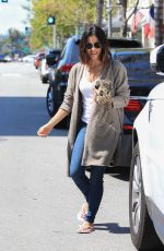 JENNA DEWAN Leaves a Nail Salon in Beverly Hills 04/11/2016