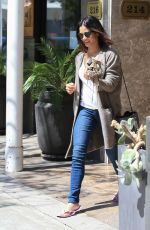 JENNA DEWAN Leaves a Nail Salon in Beverly Hills 04/11/2016