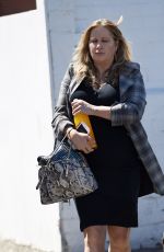 JENNIFER COOLIDGE Leaves a Hair Salon in Los Angeles 04/22/2016