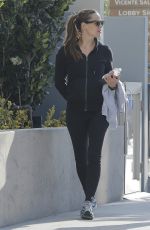 JENNIFER GARNER Heading to a Gym in Brentwood 04/12/2016