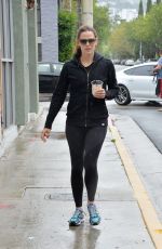 JENNIFER GARNER Leaves a Gym in West Hollywood 04/09/2016