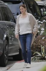 JENNIFER GARNER Out and About in Brentwood 04/22/2016