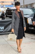 JENNIFER HUDSON Arrives at Daily Show with Trevor Noah in New York 04/11/2016