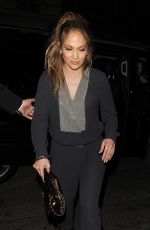 JENNIFER LOPEZ Arrives at Claridge