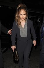 JENNIFER LOPEZ Arrives at Claridge