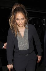 JENNIFER LOPEZ Arrives at Claridge