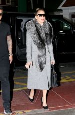 JENNIFER LOPEZ Arrives on the Set of a Photoshoot 03/03/2016