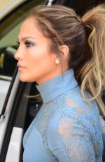 JENNIFER LOPEZ at a Recording Studio in Studio City 04/20/2016
