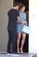 JENNIFER LOPEZ at a Recording Studio in Studio City 04/20/2016