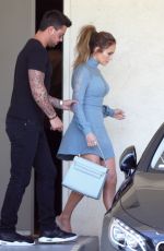 JENNIFER LOPEZ at a Recording Studio in Studio City 04/20/2016