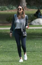 JESSICA ALBA at Coldwater Canyon Park in Beverly Hills 04/03/2016