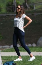JESSICA ALBA at Coldwater Canyon Park in Beverly Hills 04/03/2016