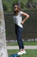 JESSICA ALBA at Coldwater Canyon Park in Beverly Hills 04/03/2016