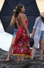 JESSICA ALBA in Swimsuit on the Set of a Photoshoot in Hawaii 04/24/2016