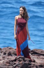 JESSICA ALBA in Swimsuit on the Set of a Photoshoot in Hawaii 04/24/2016