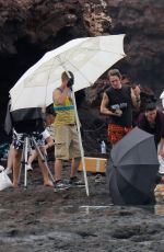 JESSICA ALBA in Swimsuit on the Set of a Photoshoot in Hawaii 04/24/2016