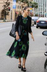 JESSICA ALBA Out and About in Beverly Hills 04/15/2016