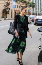 JESSICA ALBA Out and About in Beverly Hills 04/15/2016