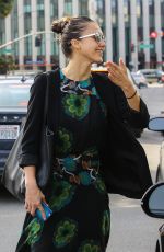 JESSICA ALBA Out and About in Beverly Hills 04/15/2016