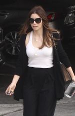 JESSICA BIEL Out and About in Los Angeles 04/06/2016