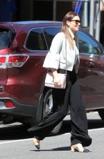 JESSICA BIEL Out and About in New York 04/15/2016