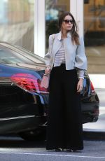 JESSICA BIEL Out and About in New York 04/15/2016