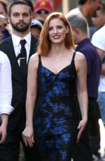 JESSICA CHASTAIN Arrives and Leaves 