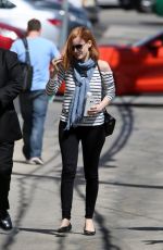 JESSICA CHASTAIN Arrives and Leaves 