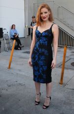 JESSICA CHASTAIN Arrives and Leaves 
