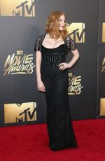 JESSICA CHASTAIN at 2016 MTV Movie Awards in Burbank 04/09/2016