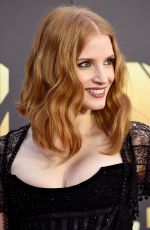JESSICA CHASTAIN at 2016 MTV Movie Awards in Burbank 04/09/2016