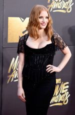 JESSICA CHASTAIN at 2016 MTV Movie Awards in Burbank 04/09/2016