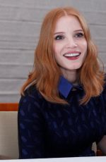 JESSICA CHASTAIN at Foreign Press Association Office Photocall in West Hollywood 04/11/2016