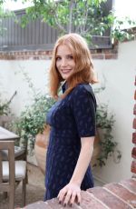JESSICA CHASTAIN at Foreign Press Association Office Photocall in West Hollywood 04/11/2016