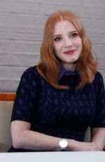 JESSICA CHASTAIN at Foreign Press Association Office Photocall in West Hollywood 04/11/2016